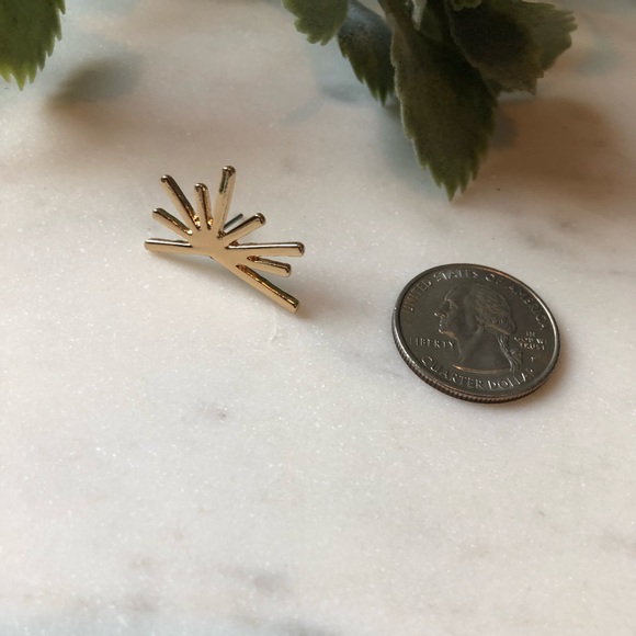 The Eleanor - Sun Burst Stud Earrings - Picture 3 of 3